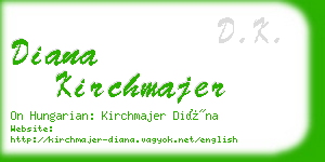 diana kirchmajer business card